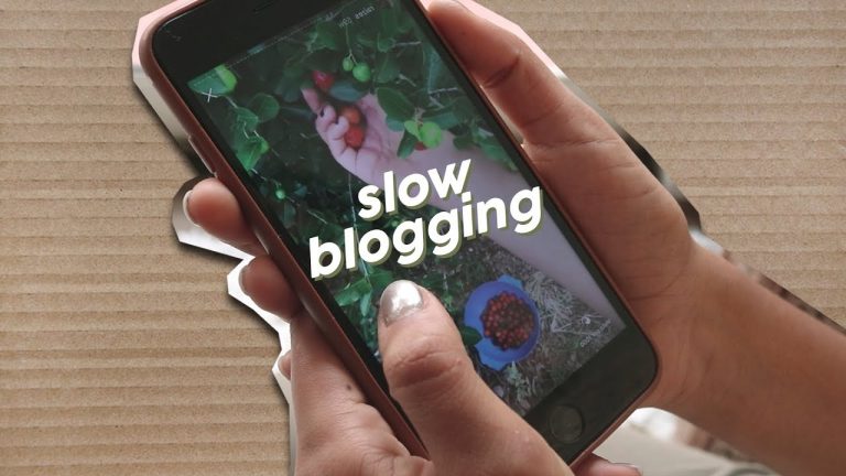 Slow Blogging: desacelerar é preciso